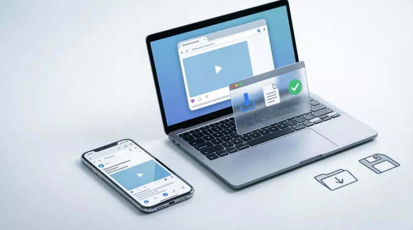 Ссылка на видео Facebook в мобильном браузере