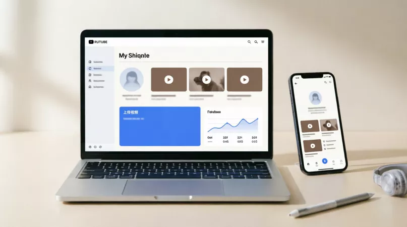 Создание канала после регистрации RUTUBE