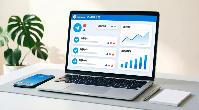 Работа с каналами в Telegram Web